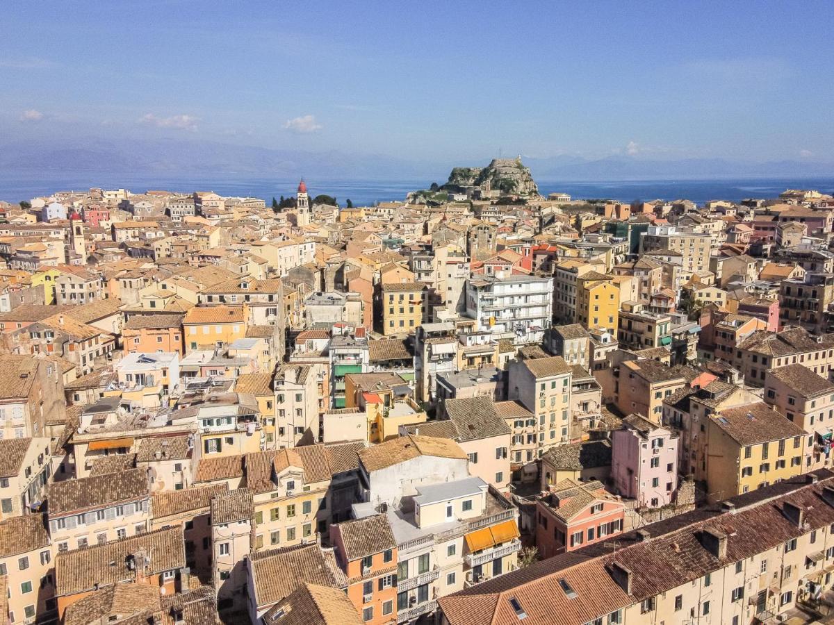 Tenedos Old Town Corfu  Eksteriør billede